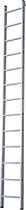 Лестница алюминиевая односекционная 13 ступеней Профи NV 321 Новая высота 3210113