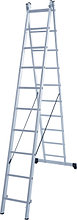 Лестница алюминиевая двухсекционная 2х10 ступеней NV 122 Новая высота 1220210