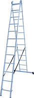 Лестница алюминиевая двухсекционная 2х12 ступеней NV 122 Новая высота 1220212