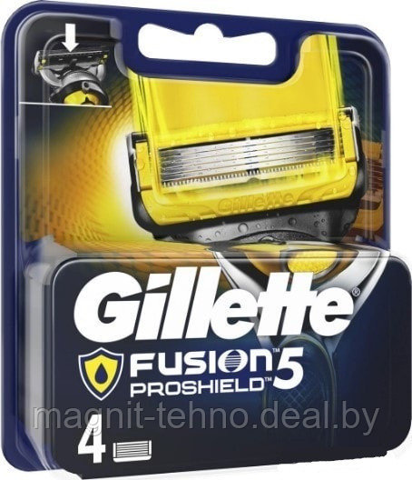 Сменные кассеты для бритья Gillette Fusion5 Proshield (4 шт) - фото 2 - id-p157122512