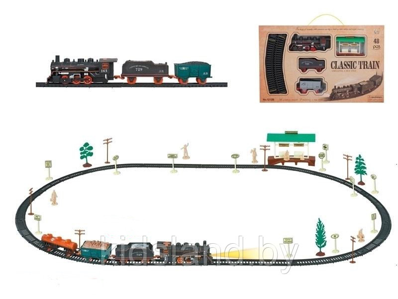 Детская железная дорога  «Classic train»,48 предметов арт. D1212B-4