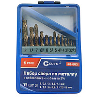 Набор сверл по металлу Co5 (13 шт.) Cutop Profi 48-603