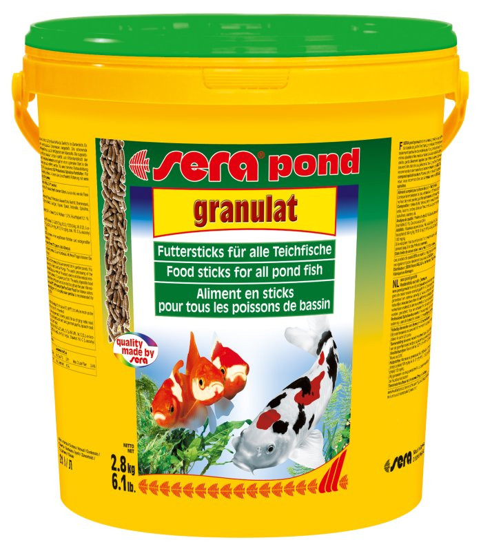 Sera pond granulat-2,8kg гранулированный корм для прудовых рыб