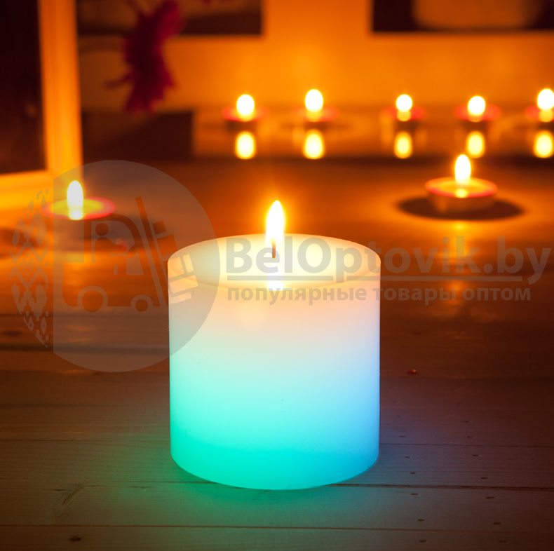 Магическая восковая свеча Candled Magic 7 Led меняющая цвет (на светодиодах) - фото 6 - id-p167021121