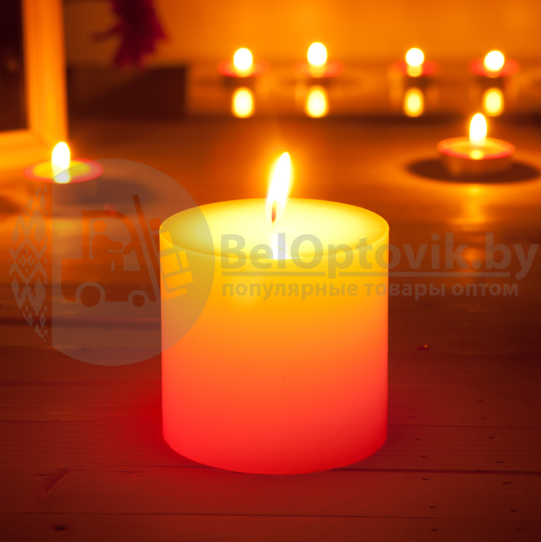 Магическая восковая свеча Candled Magic 7 Led меняющая цвет (на светодиодах) - фото 5 - id-p167021121