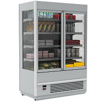 Витрина холодильная пристенная Carboma Cube FC20-07 VV 1,0-1 STANDARD (фронт X5 распашные двери) -5 +5