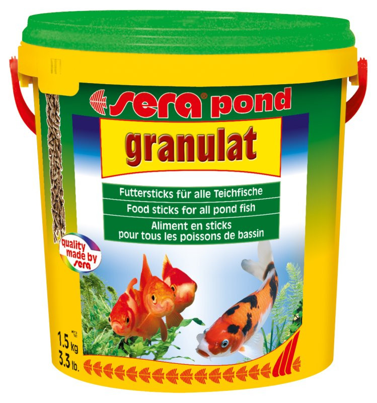 Sera pond granulat-1,5kg гранулированный корм для прудовых рыб