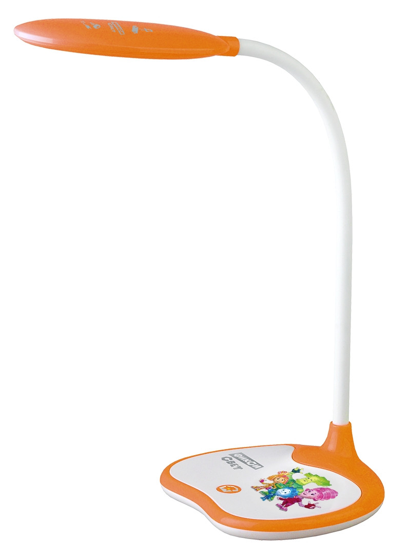 Настольный светильник ЭРА NLED-433-6W-OR оранжевый ФИКСИКИ - фото 1 - id-p167021197