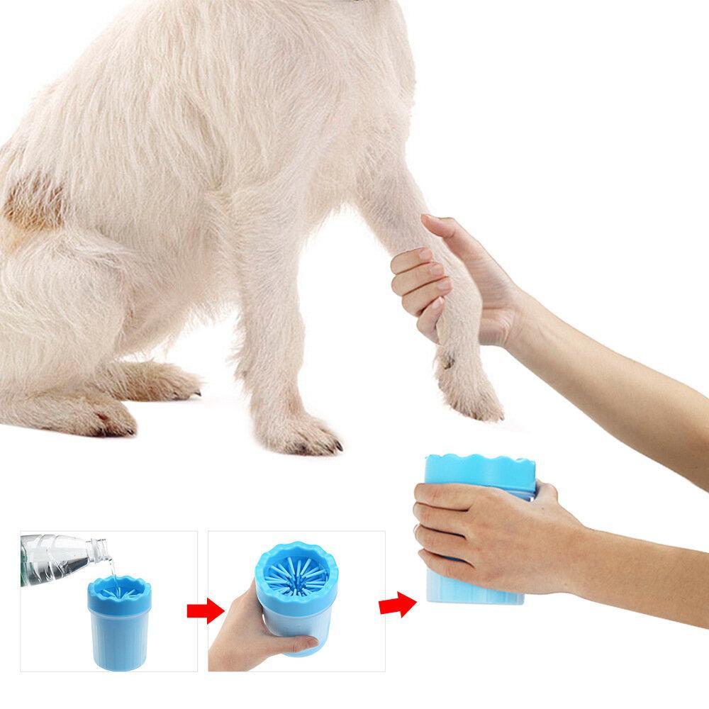 Силиконовая Лапомойка для собак и кошек Soft Gentle для больших и средних собак, 10х15 см - фото 7 - id-p167021348