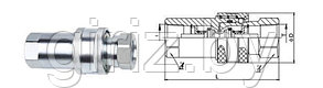 Муфта разрывная G1/4 (в сборе, вн.р)