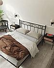Кровать Франческа без изножья (120х200/ноги металл/цвет Черный), фото 2