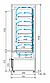 Витрина холодильная пристенная Carboma Cube FC20-07 VV 1,9-1 STANDARD (фронт X5 распашные двери) -5…+5, фото 2