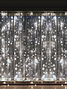 Светодиодная новогодняя шторка-гирлянда 2*2 м белые огоньки, фото 2