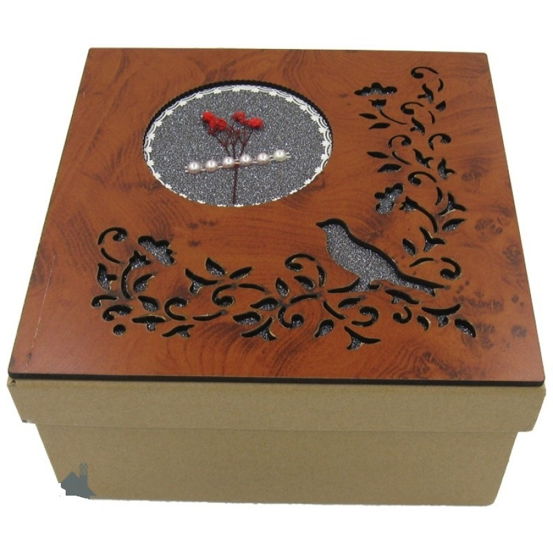 Коробка подарочная из картона арт.10-1602-2 - фото 1 - id-p167024103