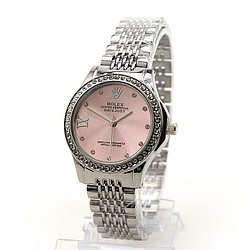 Часы наручные ROLEX 1127G розовый/серебро