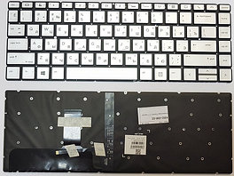 Клавиатура для ноутбука Xiaomi Air 13.3 VER 2 серебряная, с подсветкой
