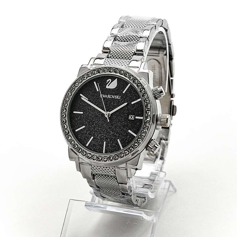 Часы наручные SWAROVSKI HB335G черный/серебро - фото 1 - id-p167035075