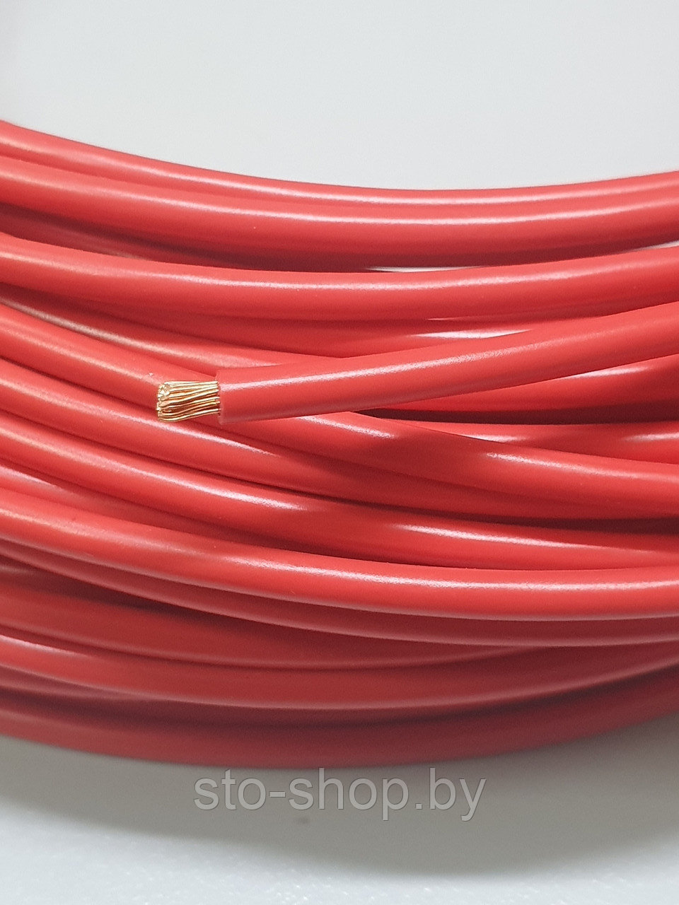 Провод ПВАМ 4,0 мм² гибкий теплостойкий красный