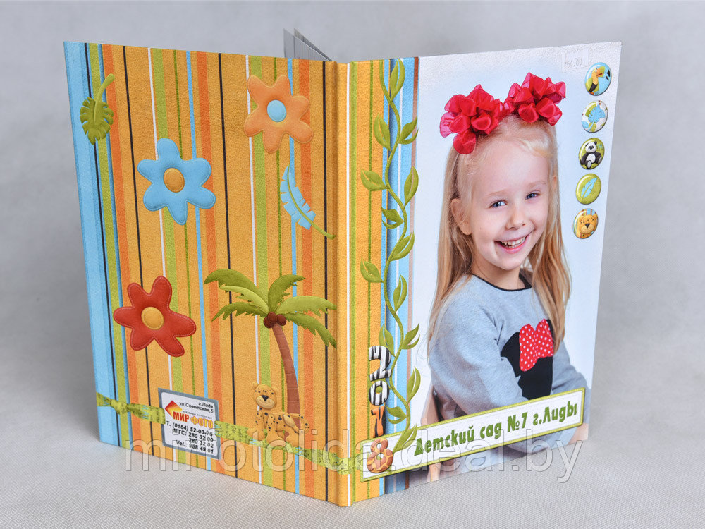 Выпускные фотоальбомы и фотокниги для детских садов на три разворота. - фото 4 - id-p167056810