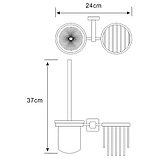 Держатель для ершика и освежителя Wasserkraft Lippe K-6535, фото 2