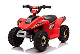 Детский электромобиль квадроцикл RiverToys H001HH (красный), фото 5