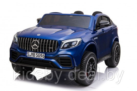 Детский электромобиль RiverToys Mercedes-Benz GLC63 S 4WD H111HH (синий глянец) Лицензия Полноприводной - фото 1 - id-p167077476