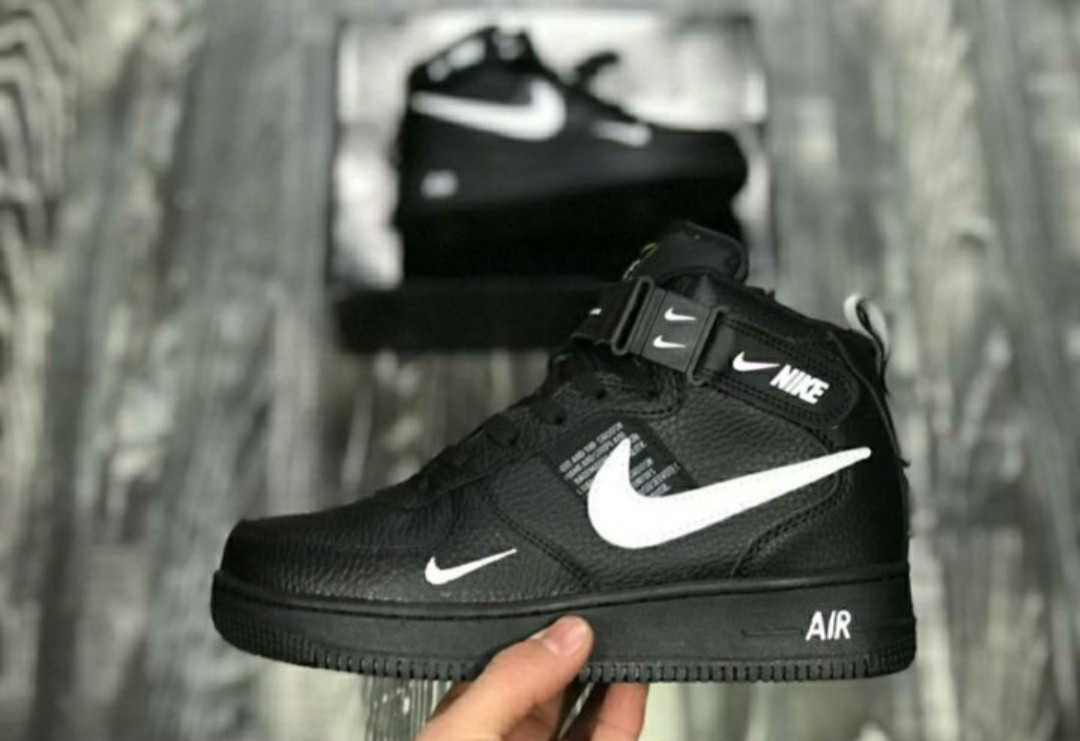 Кроссовки Женския Nike Air Force Зимние Унисек для девушек - фото 1 - id-p105761137