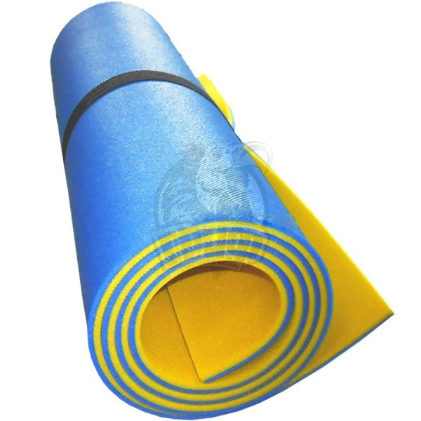 Коврик двухслойный Экофлекс 12 мм (голубой/желтый) (арт. 85204051)