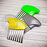 Фигурный кухонный нож Wave Knife для волнистой нарезки сыра, фруктов, овощей Серый, фото 6