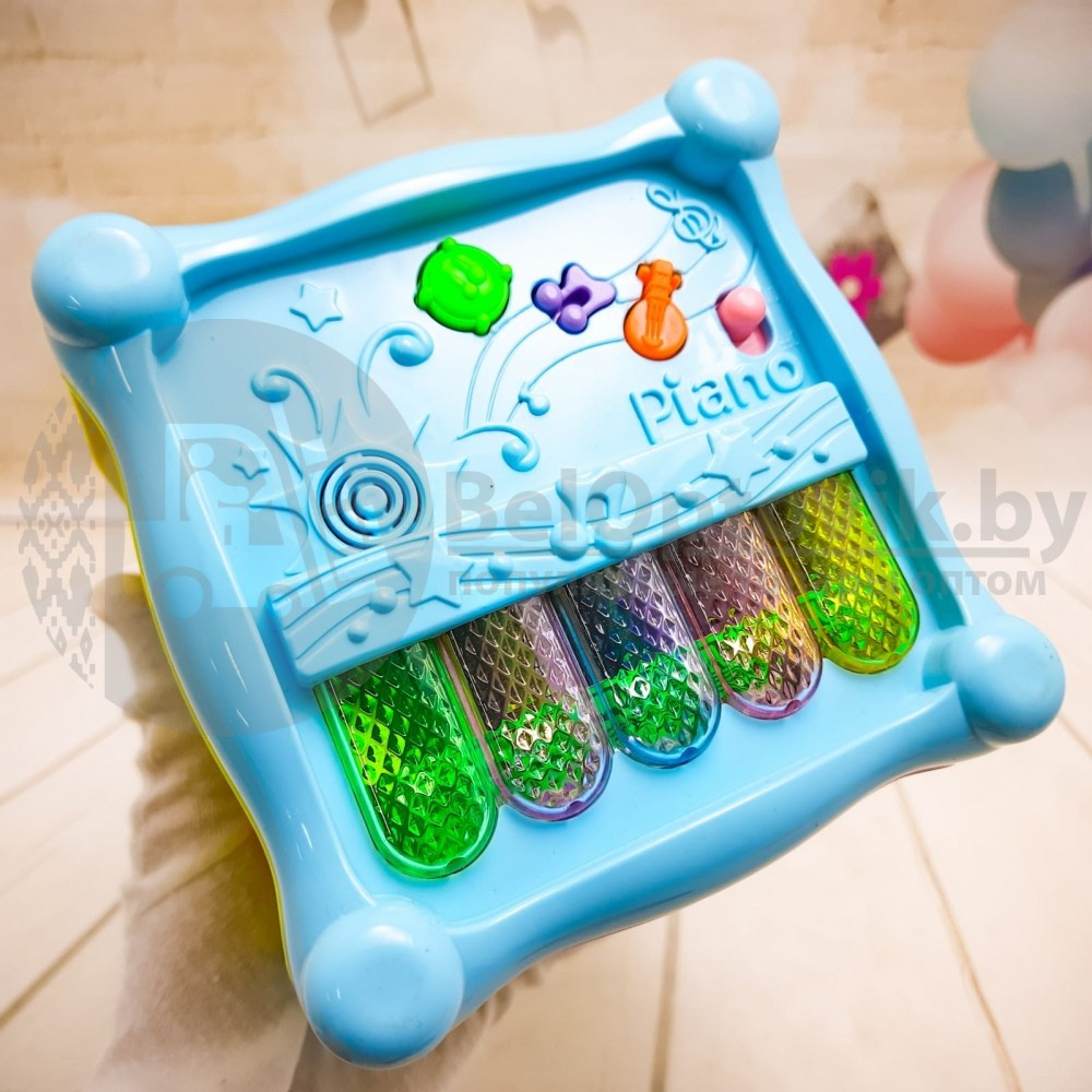 Игрушка интерактивная Развивающий куб 6 в 1 Mommy Love 6 в 1 (бизиборд музыкальный для самых маленьких, - фото 3 - id-p167082533