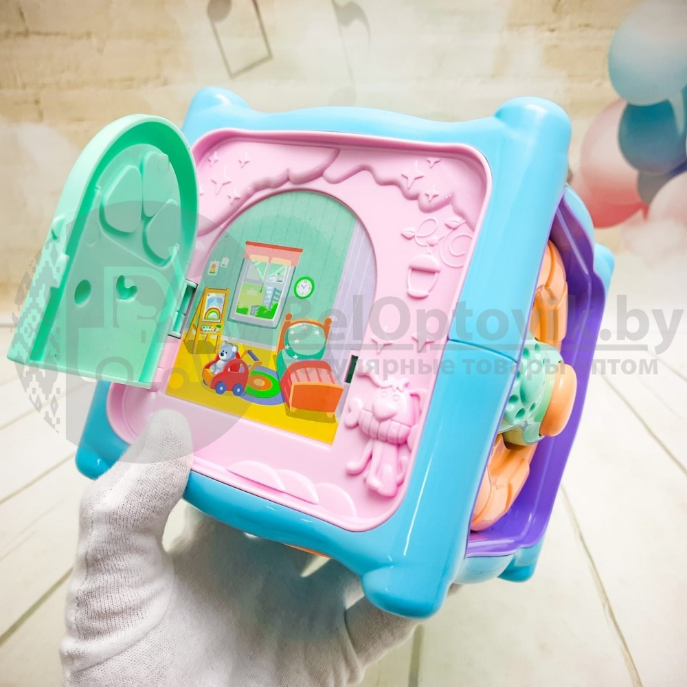 Игрушка интерактивная Развивающий куб 6 в 1 Mommy Love 6 в 1 (бизиборд музыкальный для самых маленьких, - фото 9 - id-p167082533