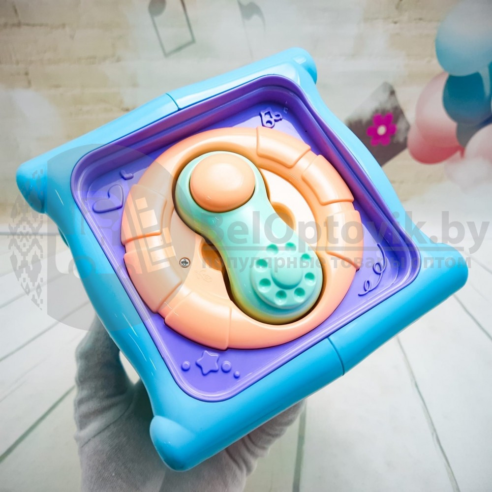 Игрушка интерактивная Развивающий куб 6 в 1 Mommy Love 6 в 1 (бизиборд музыкальный для самых маленьких, - фото 4 - id-p167083048