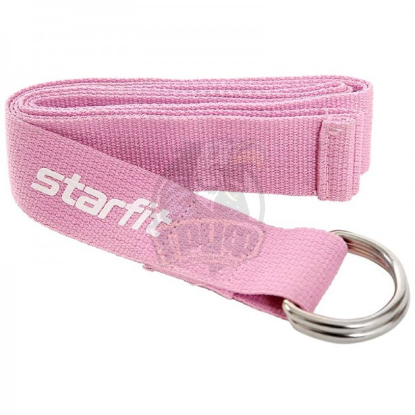 Ремень для йоги Starfit Core (розовый) (арт. YB-100-PI) - фото 1 - id-p167081126