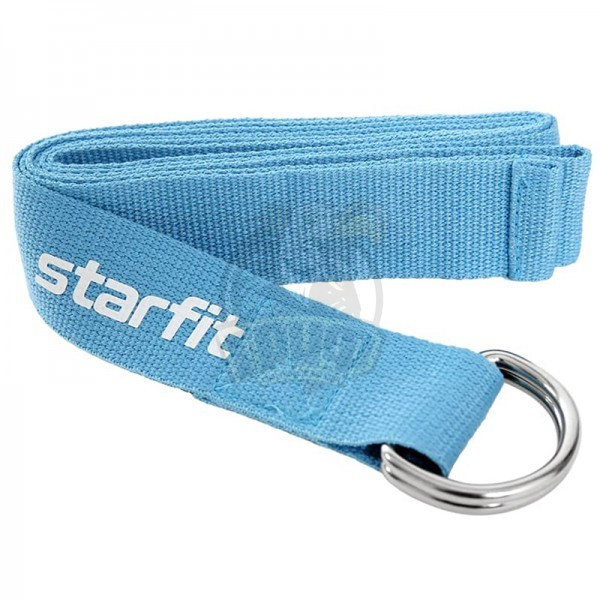 Ремень для йоги Starfit Core (синий)  (арт. YB-100-BL)