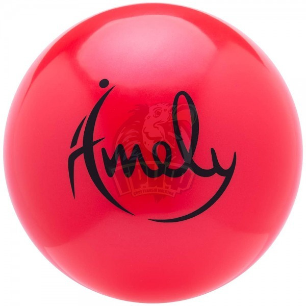 Мяч для художественной гимнастики Amely 150 мм (красный) (арт. AGB-301-15-R)