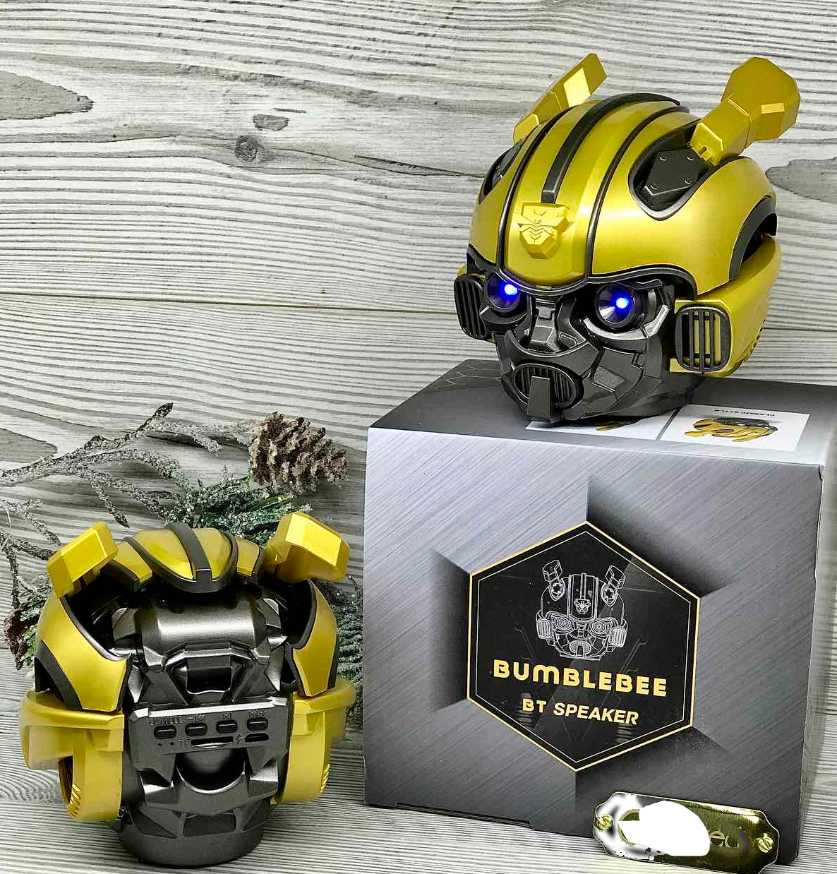 Колонка Bluetooth Bumblebee (Желтый) - фото 1 - id-p167094462