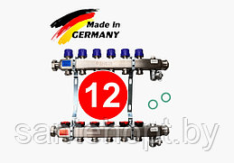 Коллектор для радиаторного отопления Maincor для 12 контуров