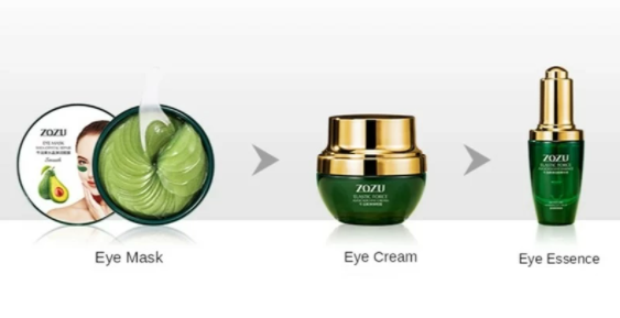 Подарочный набор косметики для глаз ZOZU Avocado с маслом авокадо, витаминами и минералами 3 в 1 - фото 3 - id-p167099472