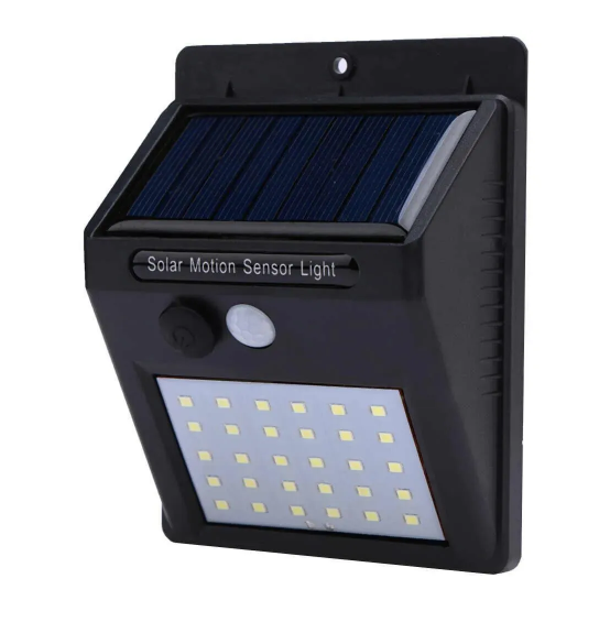 Светильник с датчиком движения на солнечной батарее 20 LED Solar Powered LED Wall Light - фото 9 - id-p167108674