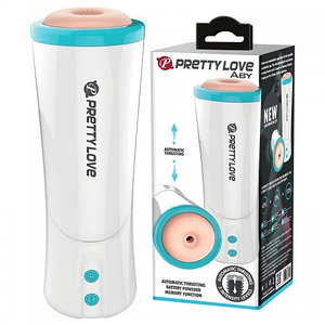 Мастурбатор анус Pretty Love Aby с поступательными движениями и функцией посасывания