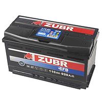 Аккумулятор ZUBR EFB (110Ah) 920A, 12v Обратная, R+