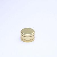 28 КОЛПАЧОК АЛЮМИНИЕВЫЙ 28Х18ММ ЗОЛОТО БЕЗ РЕЗЬБЫ