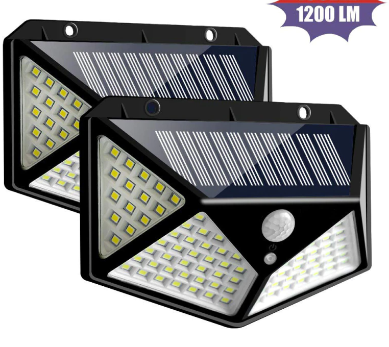 Светильник с датчиком движения на солнечной батарее 100 LED Solar Interaction Wall Lamp - фото 10 - id-p167116205