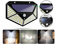 Фонарь с датчиком движения на солнечной батарее 100 LED Solar Interaction Wall Lamp