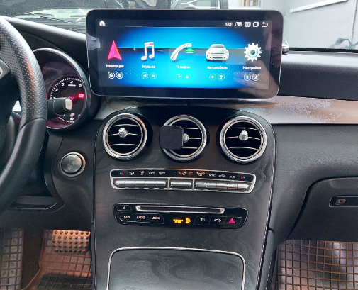 Штатный монитор для Mercedes-Benz GLC 2015-2019 на Android 12, экран 12.3 - фото 3 - id-p167116355