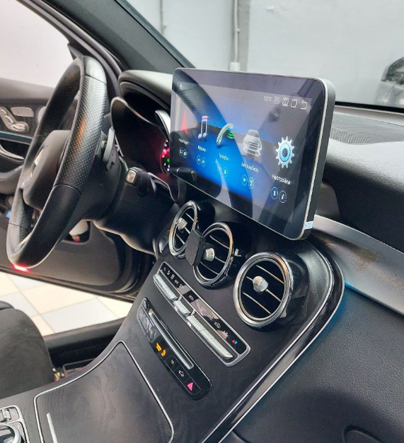 Штатный монитор для Mercedes-Benz GLC 2015-2019 на Android 12, экран 12.3 - фото 4 - id-p167116355