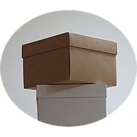 Коробка для подарка крафт 15х15х10