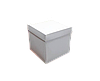 Коробка для подарка белая 23х23х8