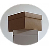 Коробка для подарка крафт 23х23х8