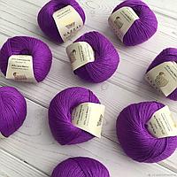 Пряжа Gazzal Baby Wool цвет 815 фиолетовый